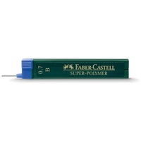 Faber-Castell SUPER-POLYMER Bleistiftminen schwarz HB 0,7 mm, 12 St.