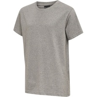 Hummel hmlRED Basic T-Shirt Kinder Grey Melange, 116