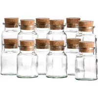 Mambocat 12er Set Gewürzgläser 150ml + Korken, Aufbewahrung von