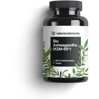 Natural Elements Bio Ashwagandha KSM-66 Kapseln 180 St.