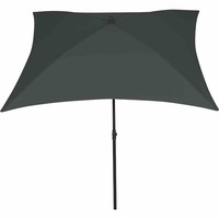 Siena Garden City Mittelstockschirm anthrazit/natur 180x180cm