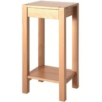 Haku-Möbel HAKU Möbel Beistelltisch Massivholz, buche 37,0 x 33,0