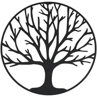 Hansmeier Hansmeier® Wanddeko Baum des Lebens Schwarz - 40