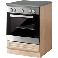 WIHO KÜCHEN Herdumbauschrank »Linz«, 60 cm breit, in Landhaus-Optik