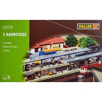 FALLER Bahnsteige 3er Pack 222119 N