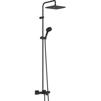 Hansgrohe Vernis Shape Duschsystem, mit Wannenthermostat mattschwarz