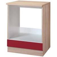 WIHO KÜCHEN Herdumbauschrank »Montana«, 60 cm breit rot