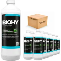 BIOHY Rohrreiniger (12x1l Flasche) | EXTRA STARK | flüssiger