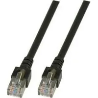 EFB K5456.1,5 RJ45 Patchkabel SF/UTP PVC CCA schwarz 1,5m