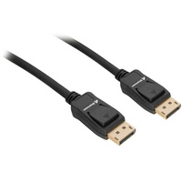 Sharkoon Kabel Displayport 1.4 (Stecker 8K schwarz, 3 Meter