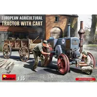 MiniArt - European Agricultural Tractor mit Cart grau 1:35