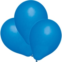 Susy Card 40011424 - Luftballons, 100er Packung, blau