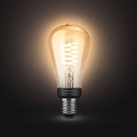 Philips Hue LED-Leuchtmittel E27 Einzelpack White ST64 Filament 580