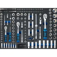 BGS Werkstattwageneinlage 3/3: Steckschlüssel-Satz 192-tlg.