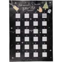 Out of the Blue Kratzpapier Adventskalender 2023 Schwarz