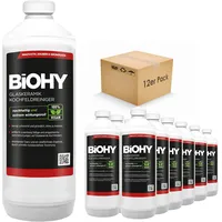 BIOHY Glaskeramik Kochfeldreiniger (12x1l Flasche) | Optimal zur Reinigung