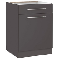 WIHO KÜCHEN Unterschrank »Flexi2«, Breite 60 cm grau