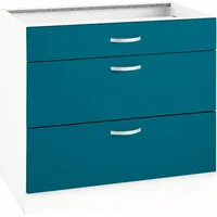 WIHO KÜCHEN Unterschrank »Flexi«, Breite 90 cm blau