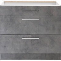 WIHO KÜCHEN Unterschrank »Cali«, 90 cm breit, mit 2