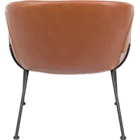 ZUIVER Lounge-Sessel FESTON Kunstleder 70,5 x 72 x 65,5