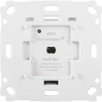 EQ-3 Homematic IP Schaltaktor für Markenschalter, 2-fach,