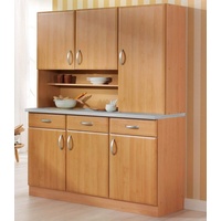WIHO KÜCHEN Küchenbuffet »Küchenbuffet Prag, Breite 150 cm«, braun