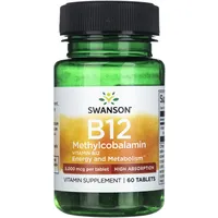 Swanson Vitamin B-12 Methylcobalamin 5000 mcg 60 Tabletten