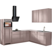WIHO KÜCHEN Winkelküche »Chicago«, ohne E-Geräte, Stellbreite 260/220 cm