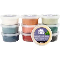 Creativ Company Silk Clay - Dusty Colours 10 x