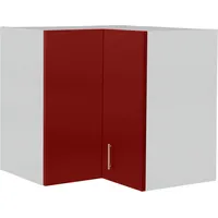 WIHO KÜCHEN Eckhängeschrank »Kiel«, 60 cm breit rot
