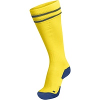 Hummel Unisex Element Football Socken, Sports Gelb/True Blau, 31W