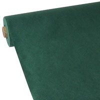 Papstar STARPAK Tischdecke soft selection dunkelgrün 1,18 x 40,0