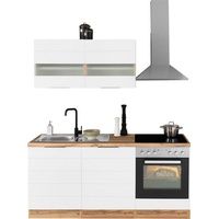 Kochstation Küche »KS-Luhe«, 180 cm breit, wahlweise mit oder