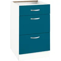 WIHO KÜCHEN Unterschrank »Flexi«, Breite 50 cm blau