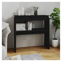 VidaXL Konsolentisch Schwarz 80x30x80 cm Holzwerkstoff