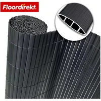 Floordirekt PVC Sichtschutzzaun 120 x 300 cm Grau