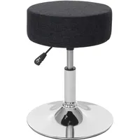 Mendler Hocker HWC-C22, Sitzhocker Schminkhocker, höhenverstellbar Ø 35cm ~