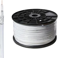 ShiverPeaks -BASIC-S--SAT-Kabel 1,1/5,0, doppelt geschirmt, ALU, Plastik Spule (80