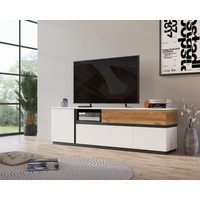 INOSIGN Lowboard »Novena«, Breite 211 cm schwarz|weiß