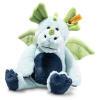 Steiff 067105 - Samu Drache, blau/grün, Plüsch, 28 cm
