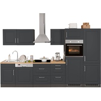 Kochstation Küchenzeile »KS-Stockholm«, Breite 340 cm, mit hochwertigen MDF