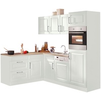 Kochstation Winkelküche »KS-Stockholm«, Stellbreite 230/170 cm, mit hochwertigen MDF