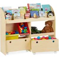 Relaxdays Kinderregal 108 x 29 x 88 cm MDF