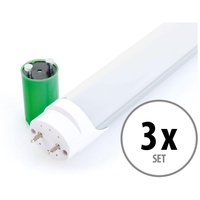 Showlite LED Röhre T8W18K45F-1200 1200mm 3er Set (Tageslichtweiß 4500K)