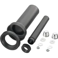 Otto Haas KG Haas PE-Wand-WC-AnschlussgarniturG 300 mm, 110/110, verchromte