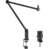 Maclean Brackets Maclean Professioneller Mikrofonständer mit integriertem Kabelmanagement Einstellbarer