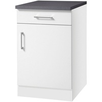 Kochstation Unterschrank »KS-Paris«, Breite 50 cm weiß