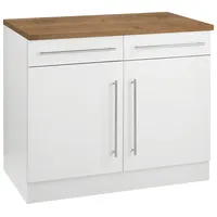 Kochstation Unterschrank »KS-Samos«, 100 cm breit weiß