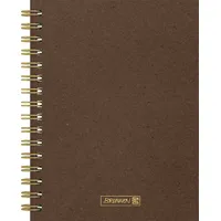 Brunnen Notizbuch Wire-O A5 dotted chocolat