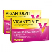 Vigantolvit Vitamin D3, K2 und Calcium Tabletten 2 x